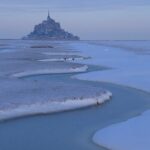 Méandre sous la neige